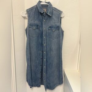 Polo by Ralph Lauren Blue Denim Midi Dress